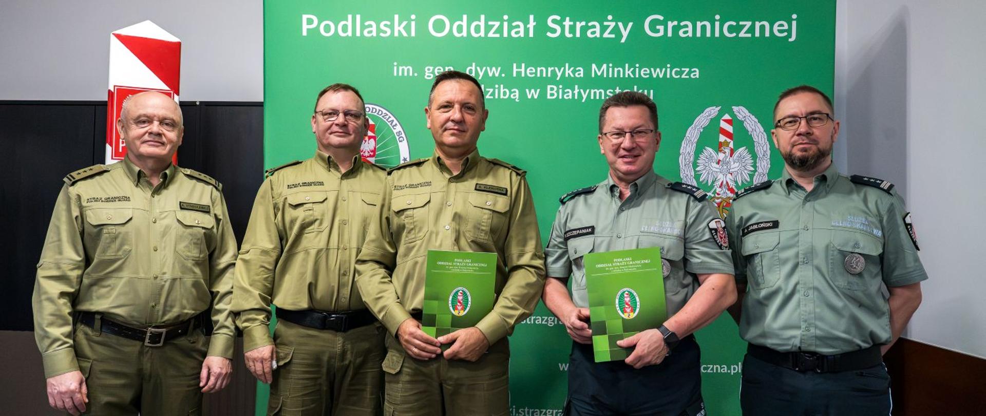 Kierownictwo Podlaskiej KAS i Podlaskiego Oddziału Straży Granicznej