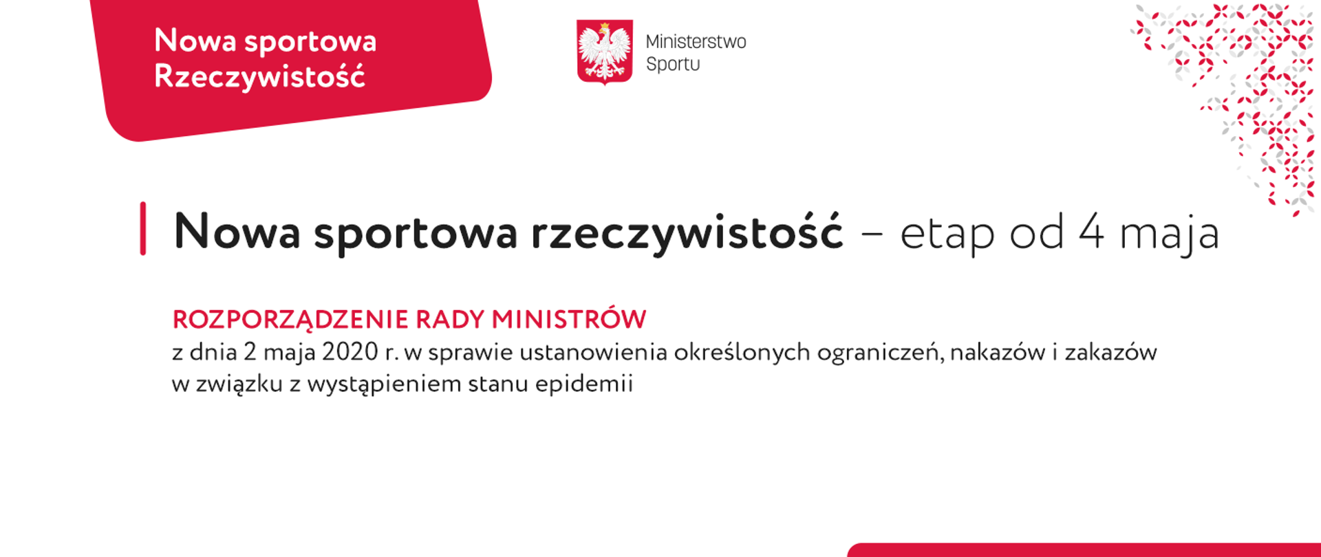 Nowa sportowa rzeczywistość - etap od 4 maja 