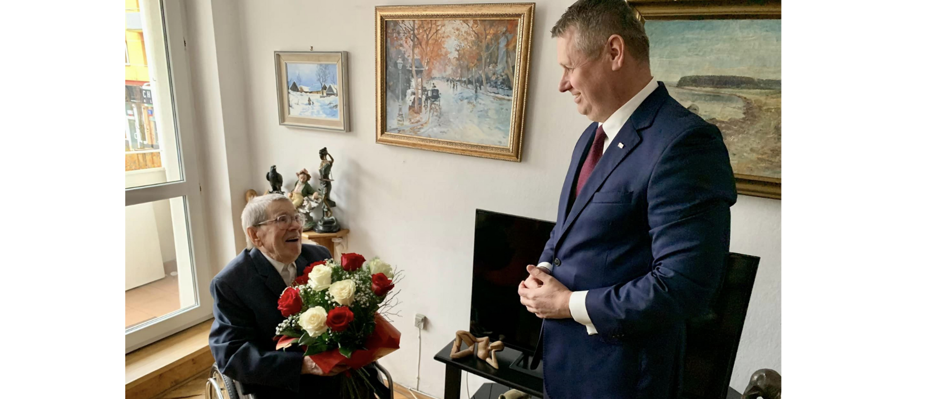 Na zdjęciu widać dwóch mężczyzn