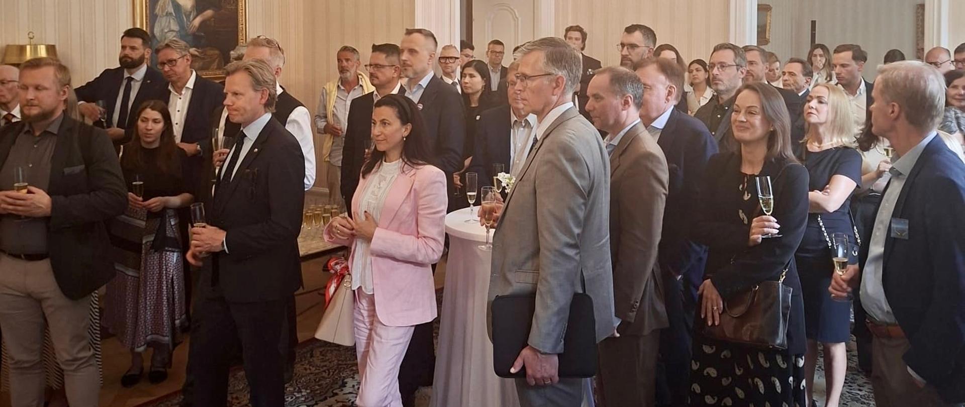 Recepcja dla członków Szwedzko-Polskiej Izby Handlowej w Ambasadzie RP w Sztokholmie 4