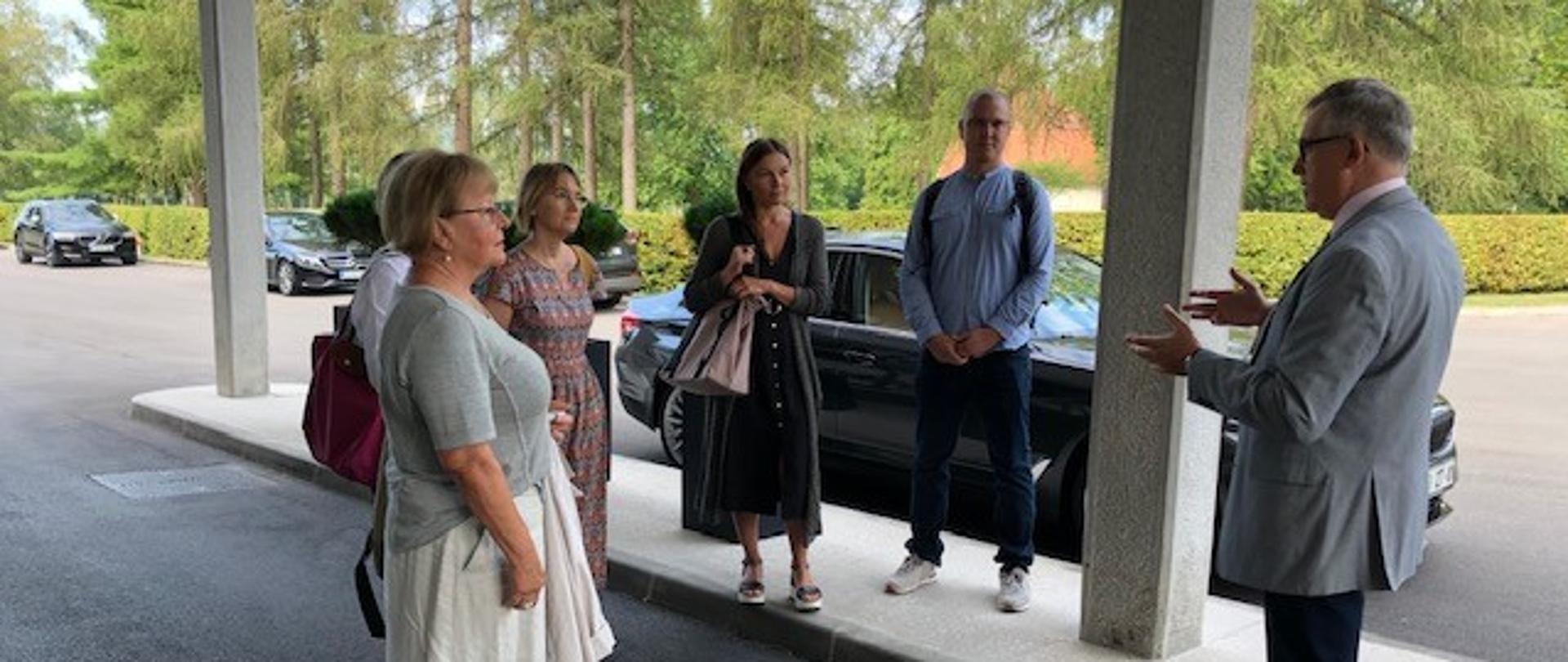 Ambasador Krzysztof Olendzki podczas spotkania polskich i słoweńskich ekspertów ds. konserwacji 