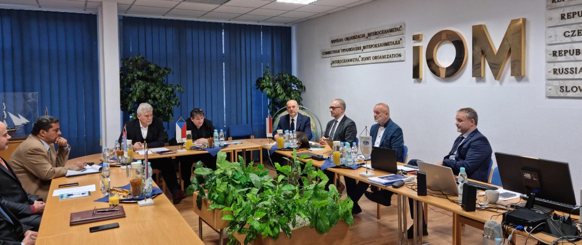 Wiceminister Piotr Dziadzio na spotkaniu Wspólnej Organizacji Interoceanmetal