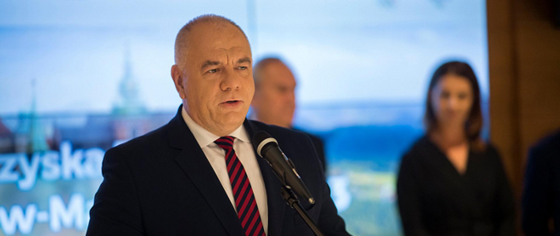 Przemówienie Wicepremiera, Ministra Aktywów Państwowych Jacka Sasina na konferencji prasowej w Centrum Olimpijskim w sprawie III Igrzysk Europejskich w 2023 roku