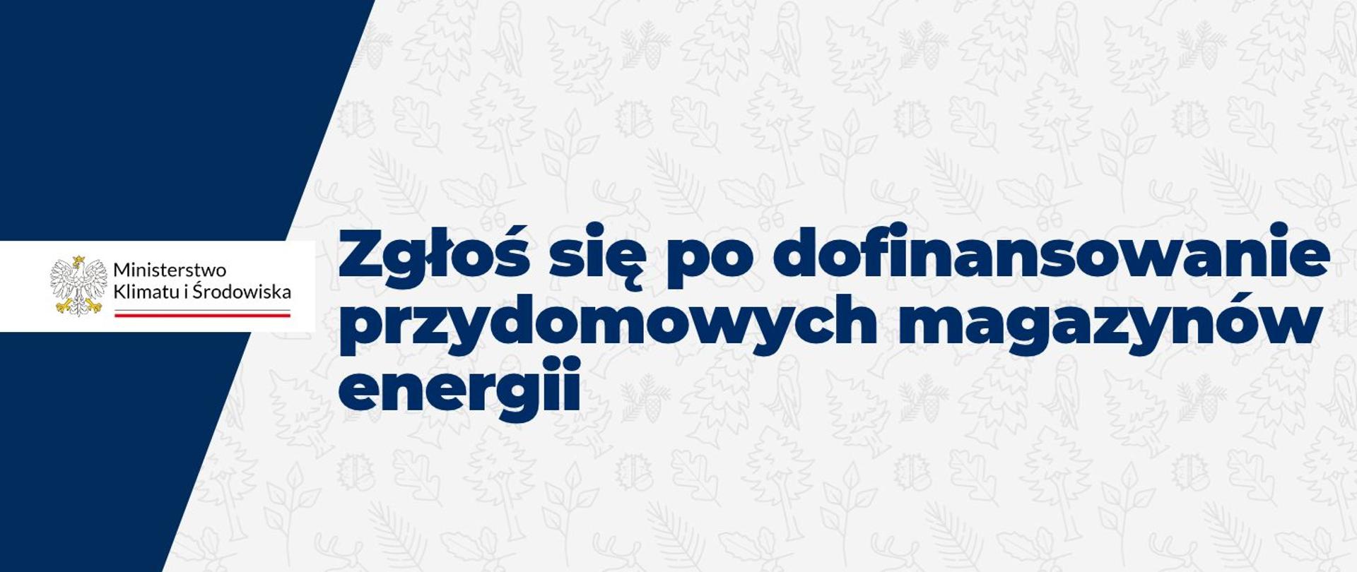 Zgłoś się po dofinansowanie przydomowych magazynów energii