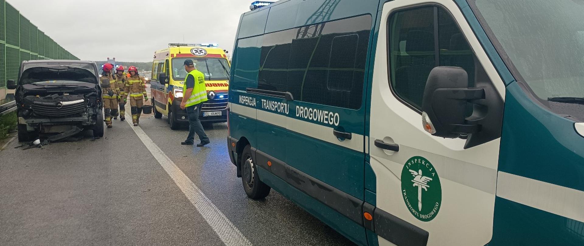 Wypadek na autostradzie A1 