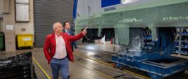 Wiceminister infrastruktury Andrzej Bittel z wizytą w zakładzie Newag SA