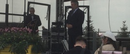 Minister J. K. Ardanowski podczas inauguracji XI Międzynarodowych Targów Tulipanów
