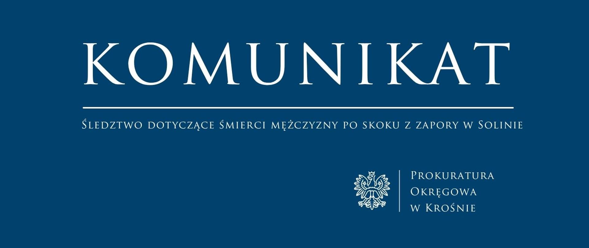 Śledztwo dotyczące śmierci mężczyzny po skoku z zapory w Solinie
