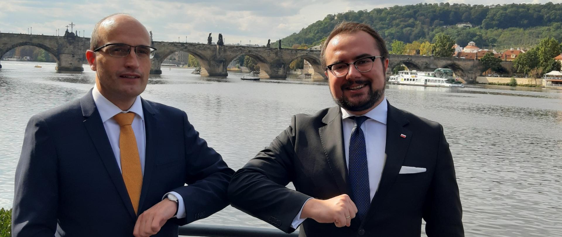 wizyta ministra Jabłońskiego w Pradze