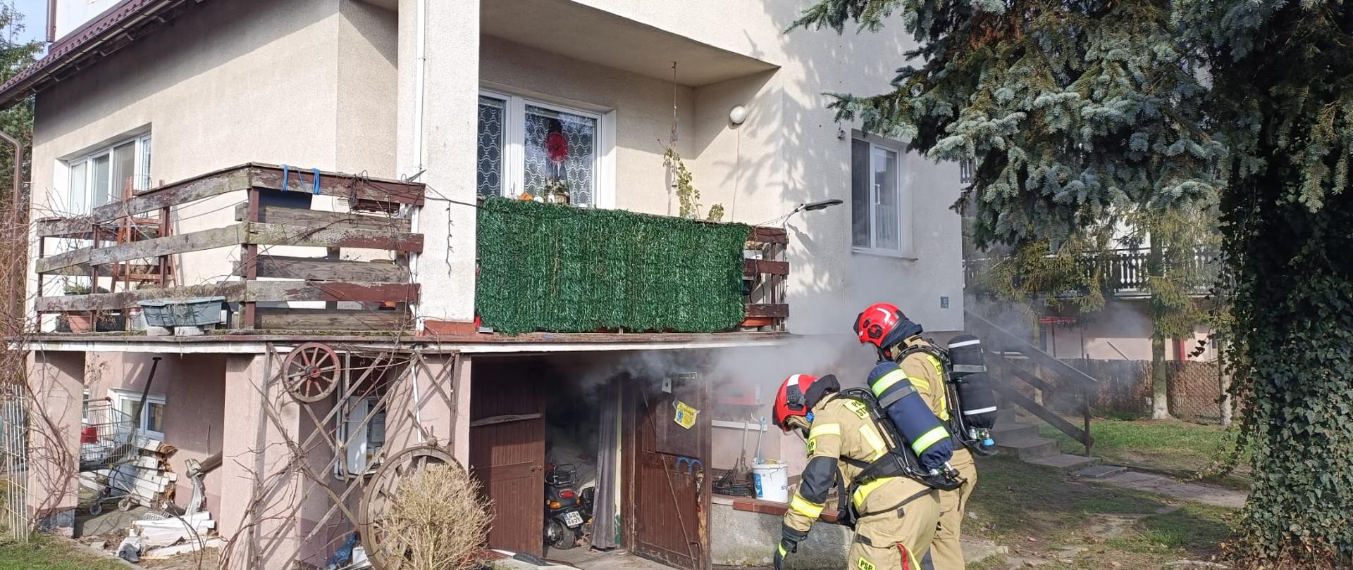 Pożar kotłowni w Mikoszewie