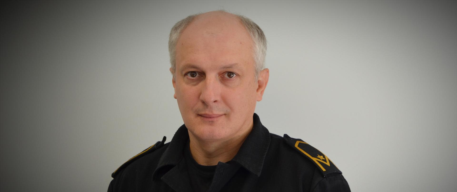 mł. asp. Andrzej Mękarski Dyżurny Stanowiska Kierowania