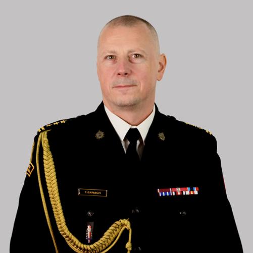 st. bryg. Tomasz Banach Zastępca Pomorskiego Komendanta Wojewódzkiego