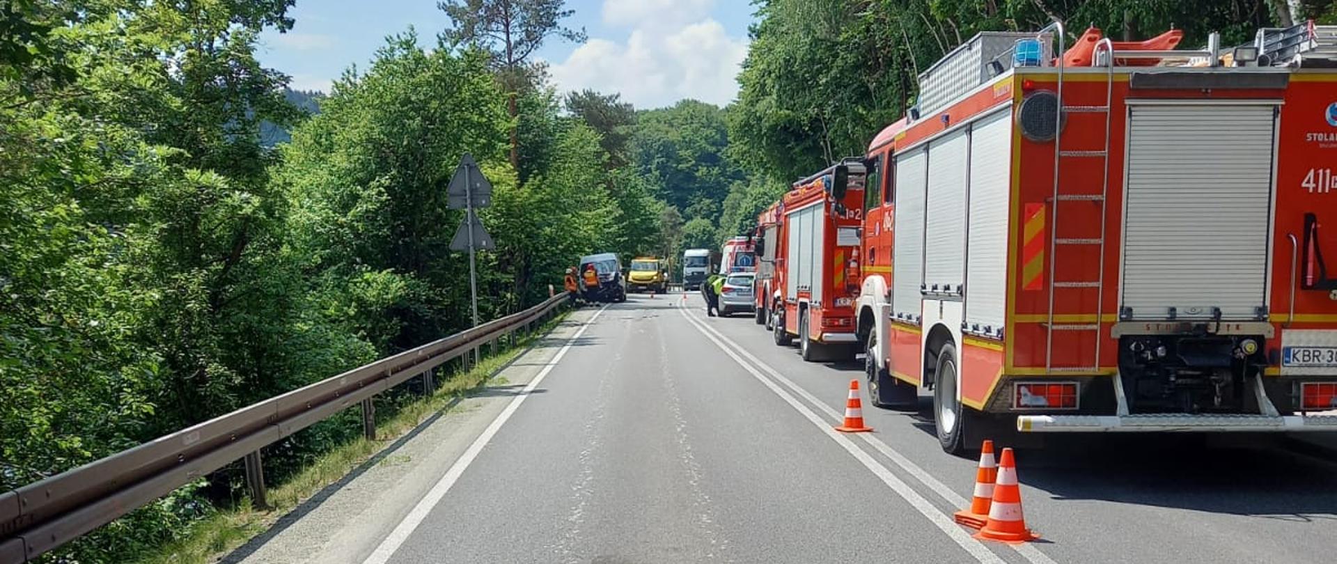 Wypadek DK 75 - Wytrzyszczka