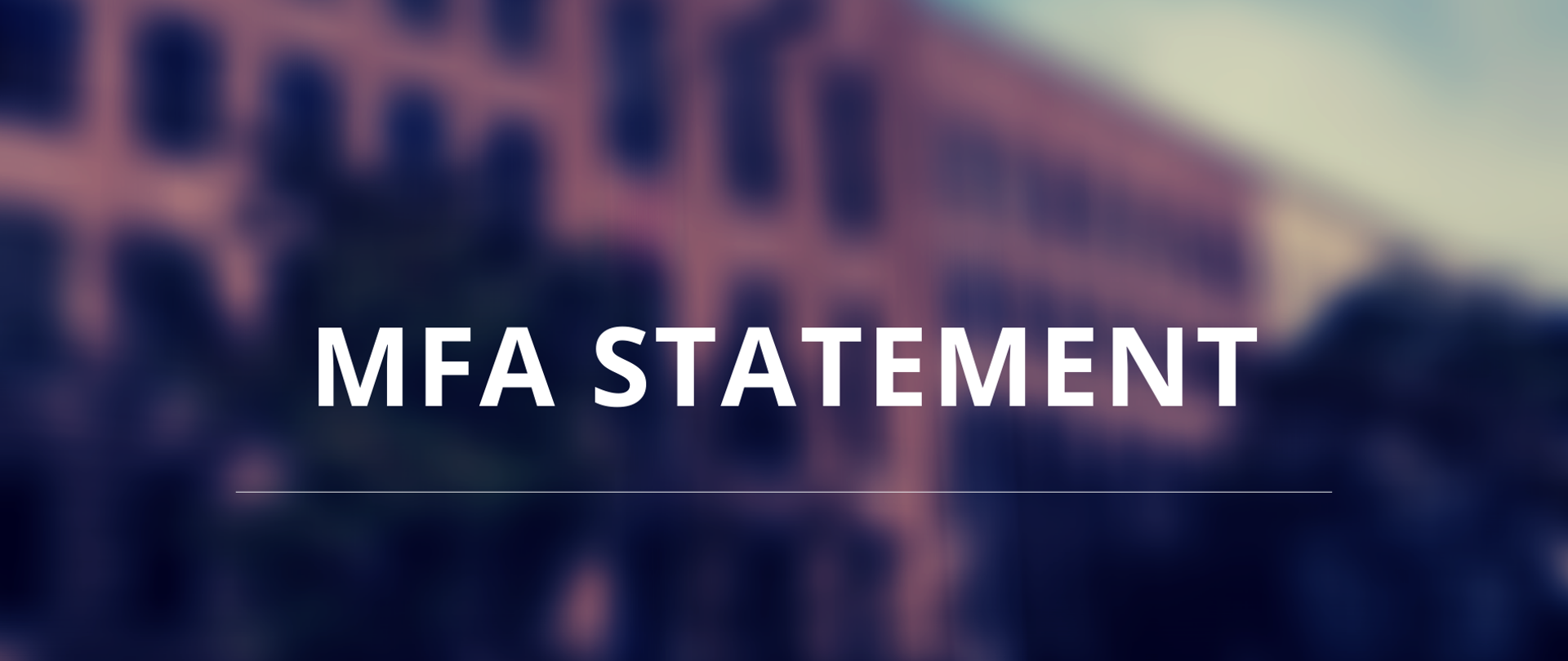 MFA statement