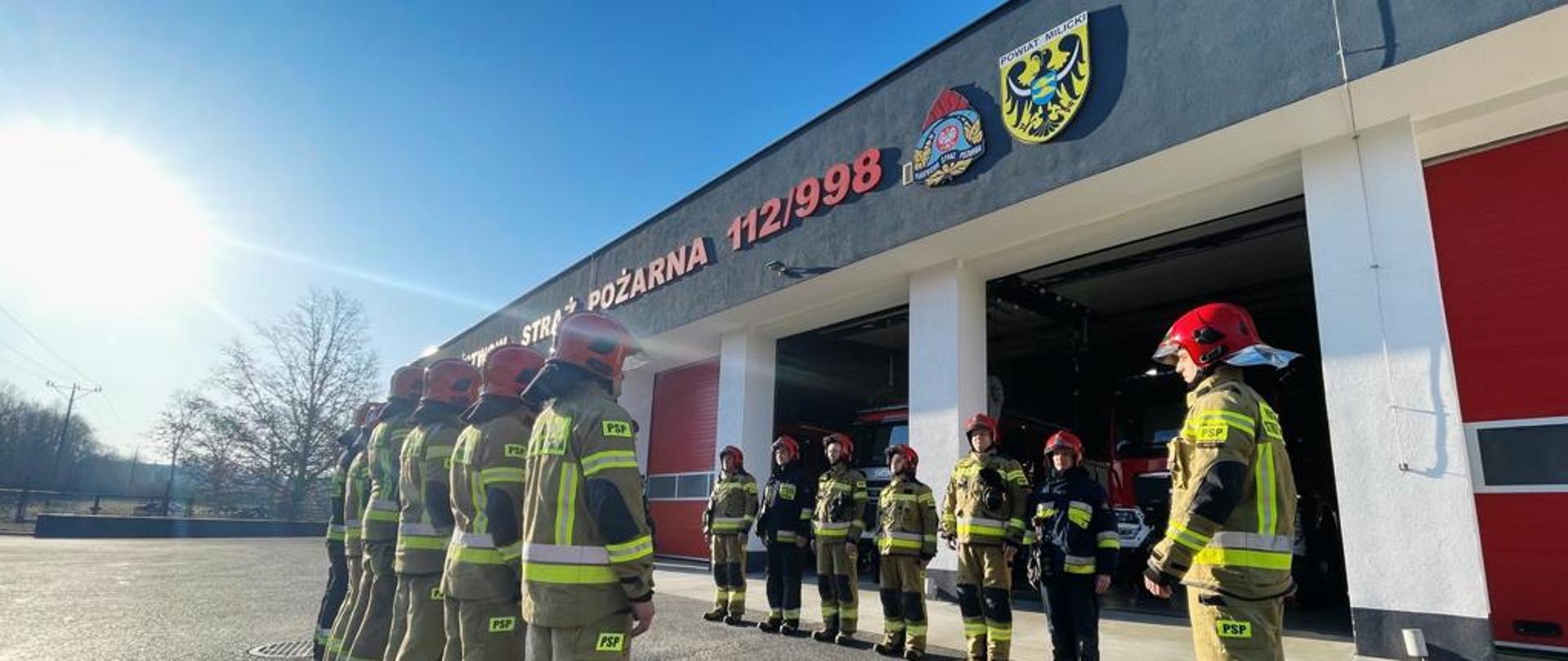 Minuta ciszy dla poległych strażaków z Ukrainy 