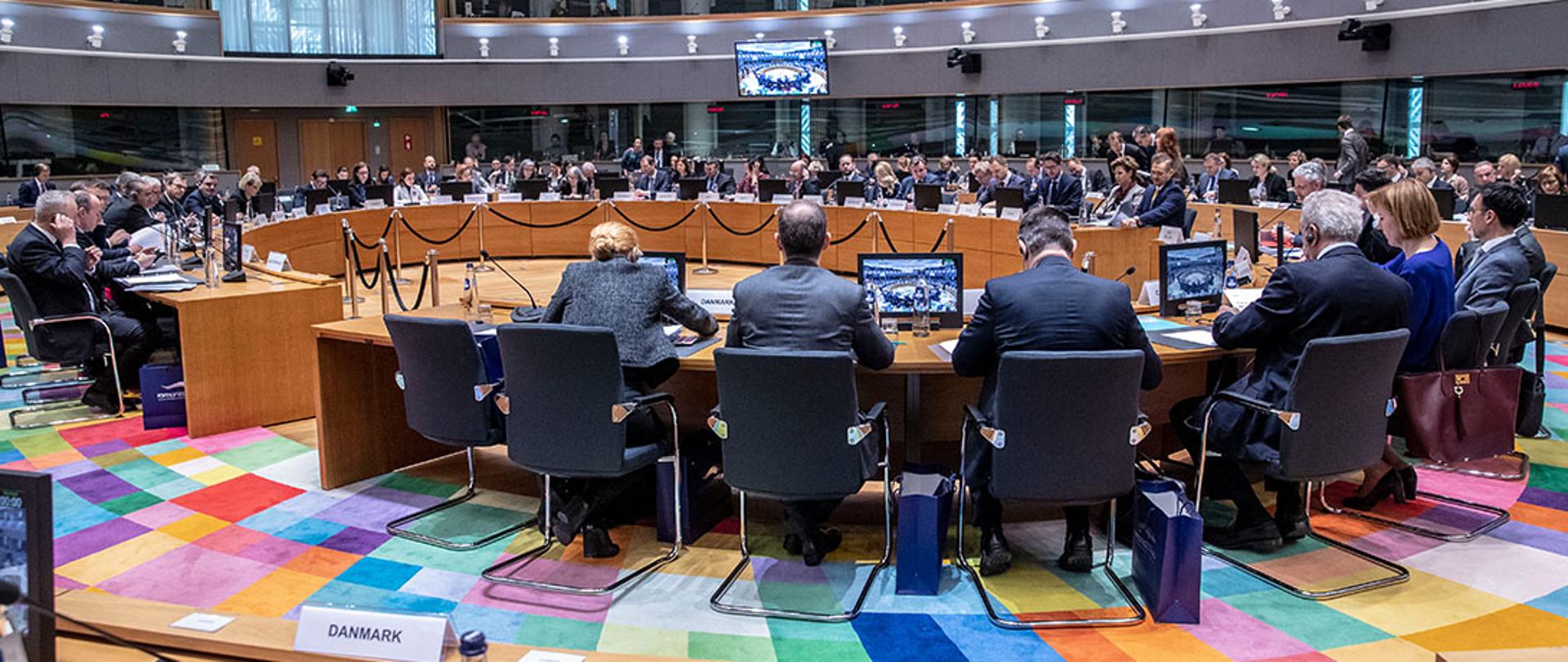 Obrady Rady ds. Wymiaru Sprawiedliwości i spraw wewnętrznych.