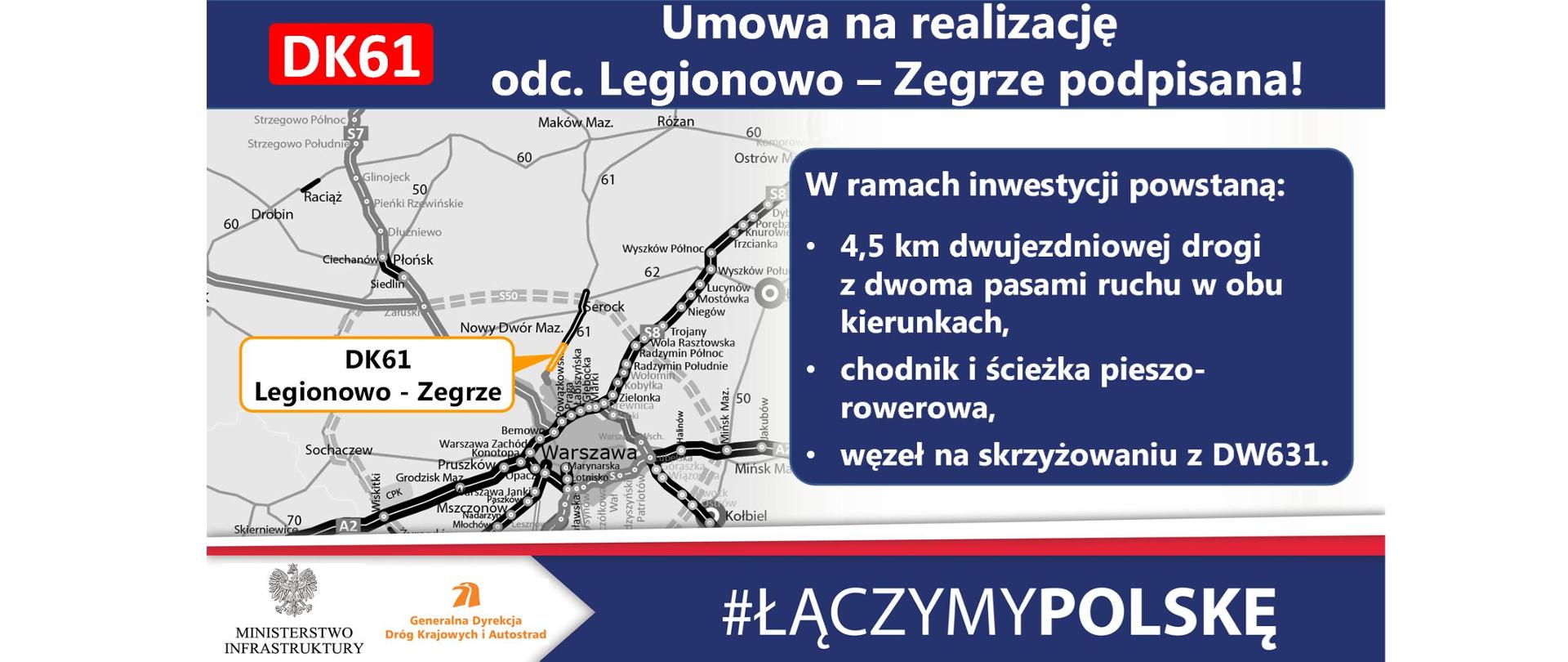 DK61 Legionowo - Zegrze