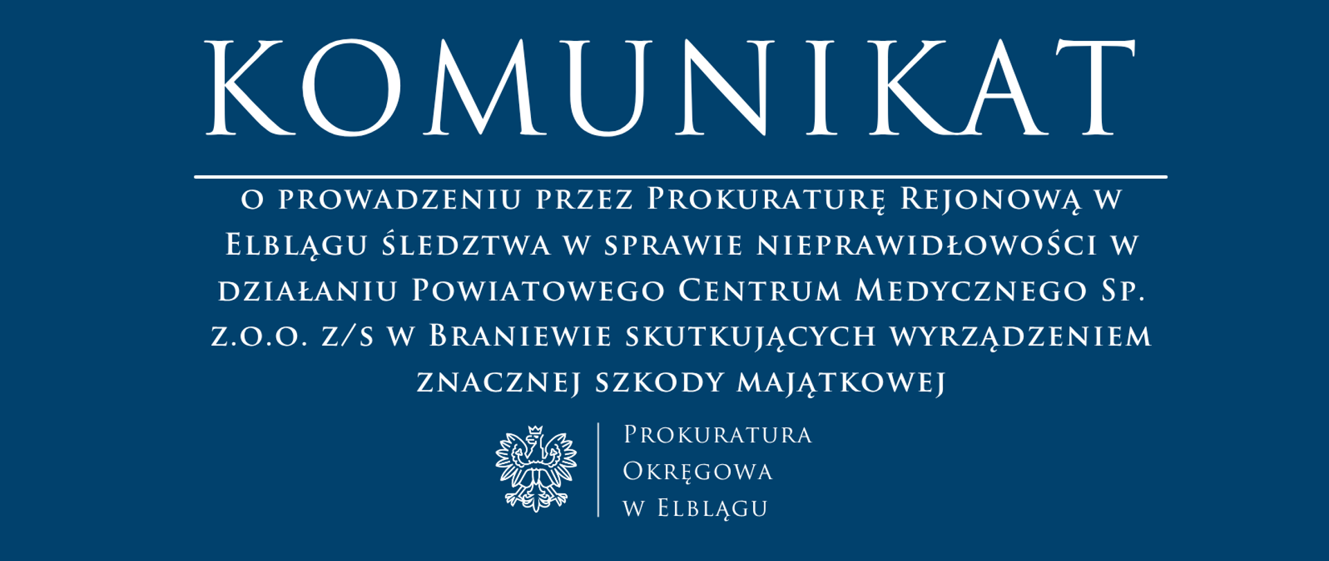 KOMUNIKAT 