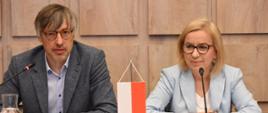 Ministra Paulina Hennig-Kloska i wiceminister Krzysztof Bolesta