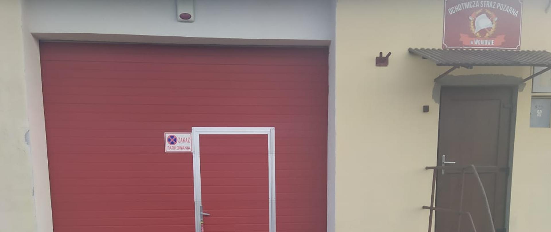 Na zdjęciu budynek OSP Wojnowo - elewacja frontowa