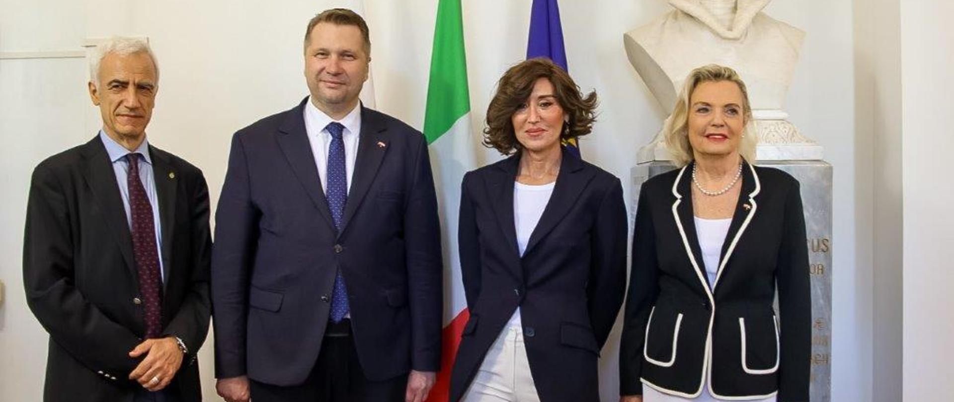 La visita del Ministro dell'Istruzione e della Scienza Przemysław Czarnek a Roma