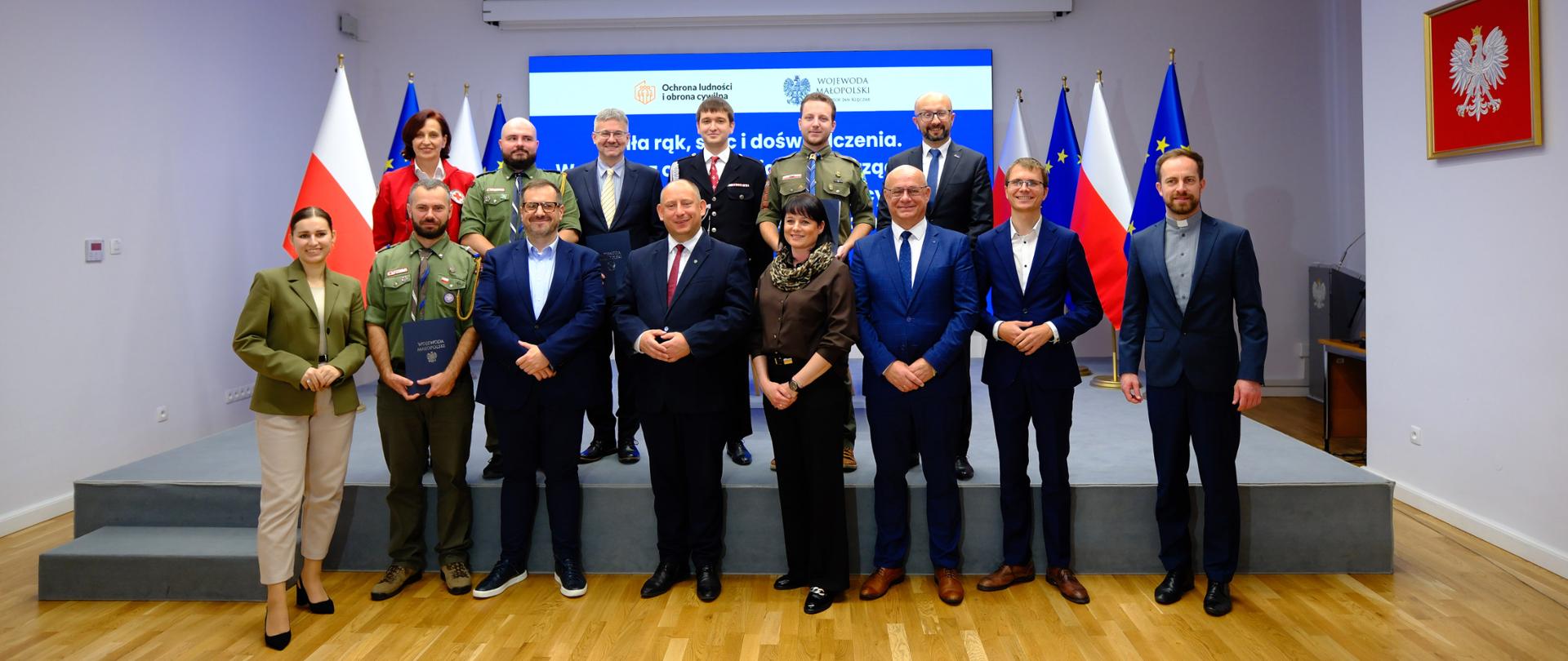 Wspólnie z organizacjami pozarządowymi dla ochrony ludności i obrony cywilnej w Małopolsce