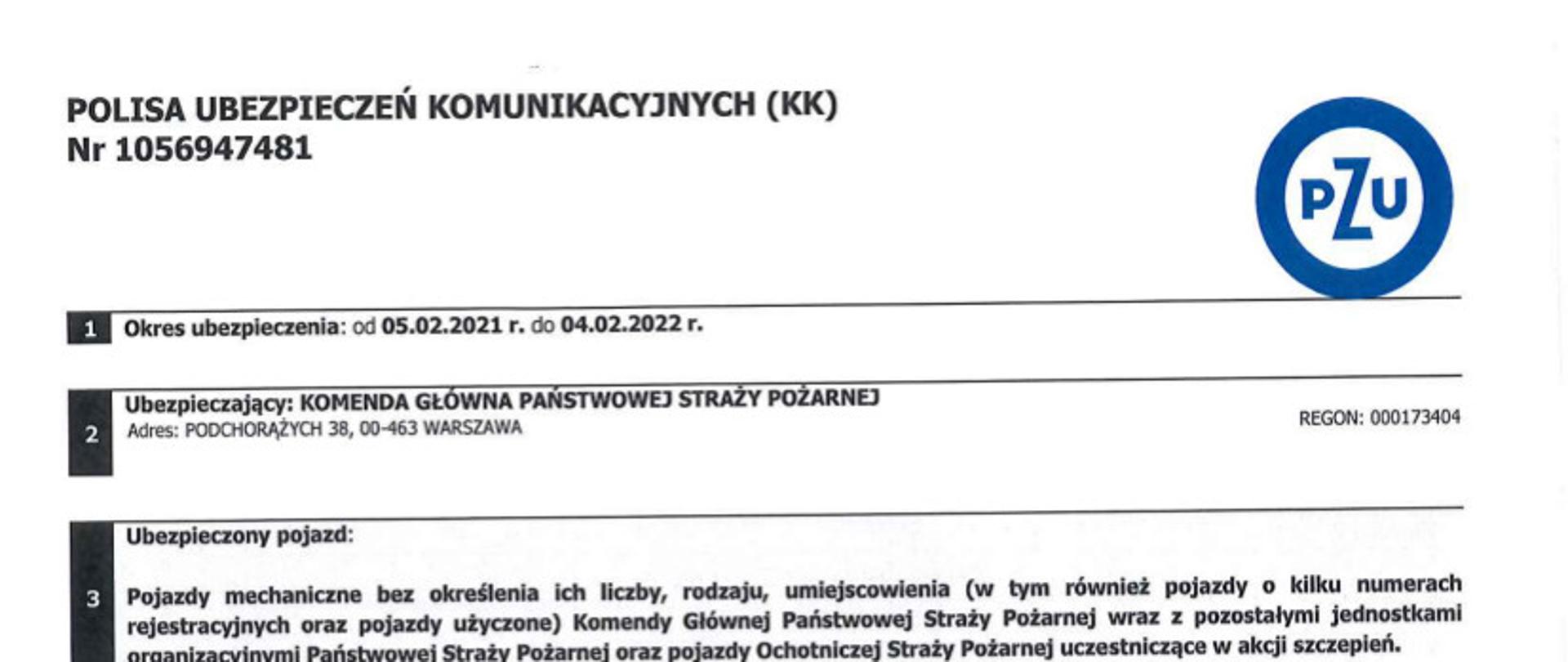 Obraz przedstawia warunki ubezpieczenia pojazdu oraz osób nim podróżujących w drodze do punktu szczepienia.