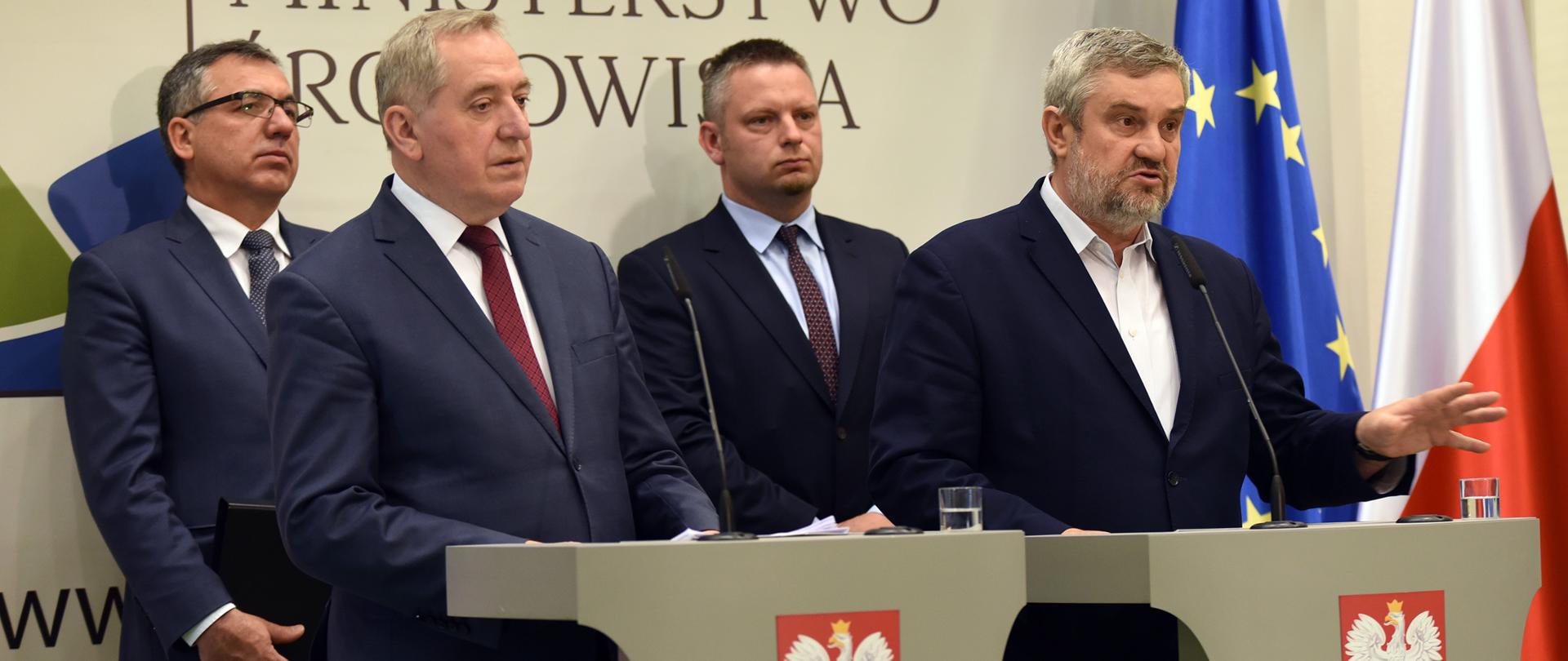 Min. J.K. Ardanowski podczas spotkania