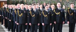 Uroczysty apel w Ciechanowie z udziałem Pana Macieja Wąsika Wiceministra Spraw Wewnętrznych i Administracji oraz gen. brygadiera Andrzeja Bartkowiaka Komendanta Głównego PSP