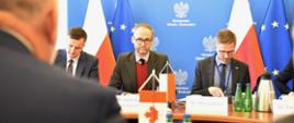 Spotkanie wiceministra Adama Guibourgé-Czetwertyńskiego z delegacją Kanady 