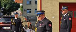 Uroczysta zbiórka w KP PSP Działdowo