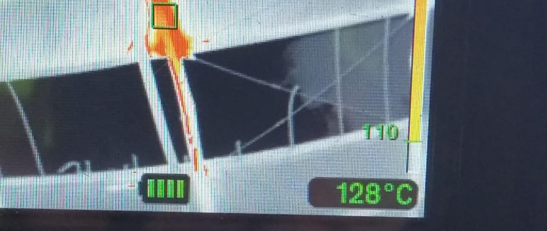 Sprawdzanie za pomocą kamery termowizyjnej temperatury