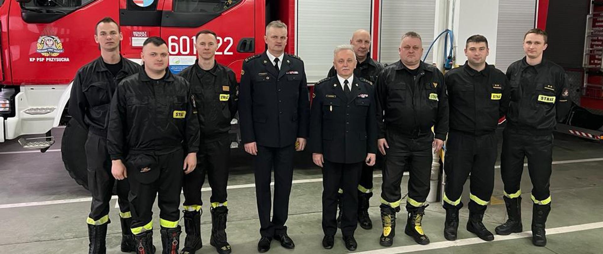 Wizyta Mazowieckiego Komendanta Wojewódzkiego PSP w Przysusze