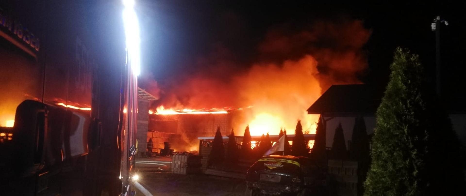 Pożar w Ciechowie ugaszony