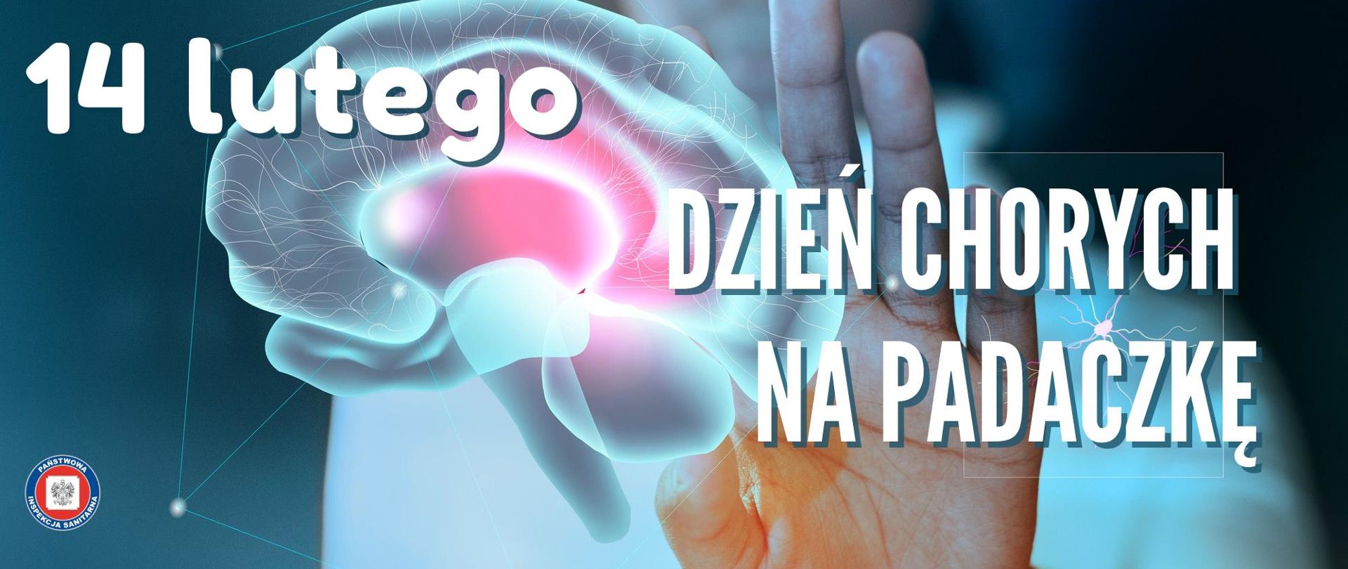 Osoba stojąca w tle dotyka komputerowej grafiku mózgu