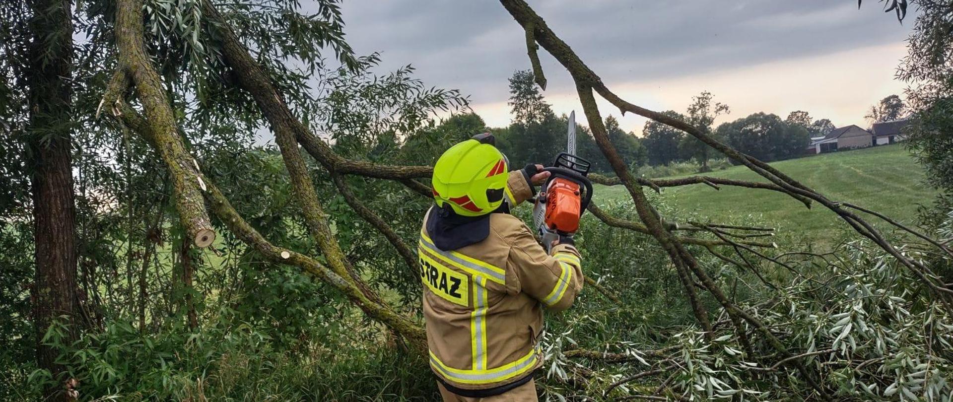 Pracowity dzień strażaków powiatu grajewskiego