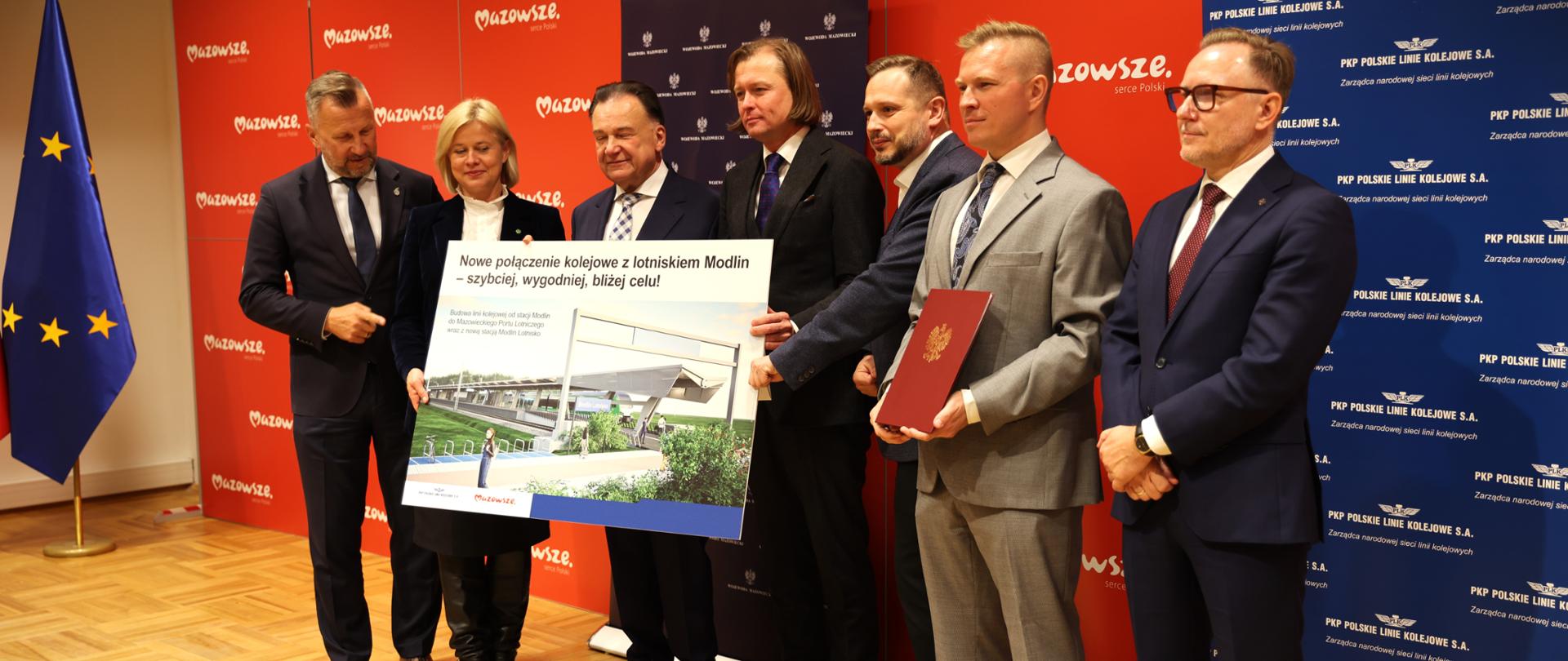 Decyzja lokalizacyjna na budowę linii kolejowej prowadzącej do Mazowieckiego Portu Lotniczego Warszawa-Modlin