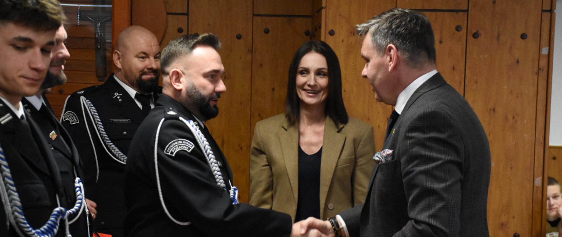 spotkanie druhów z OSP Sulęczyno