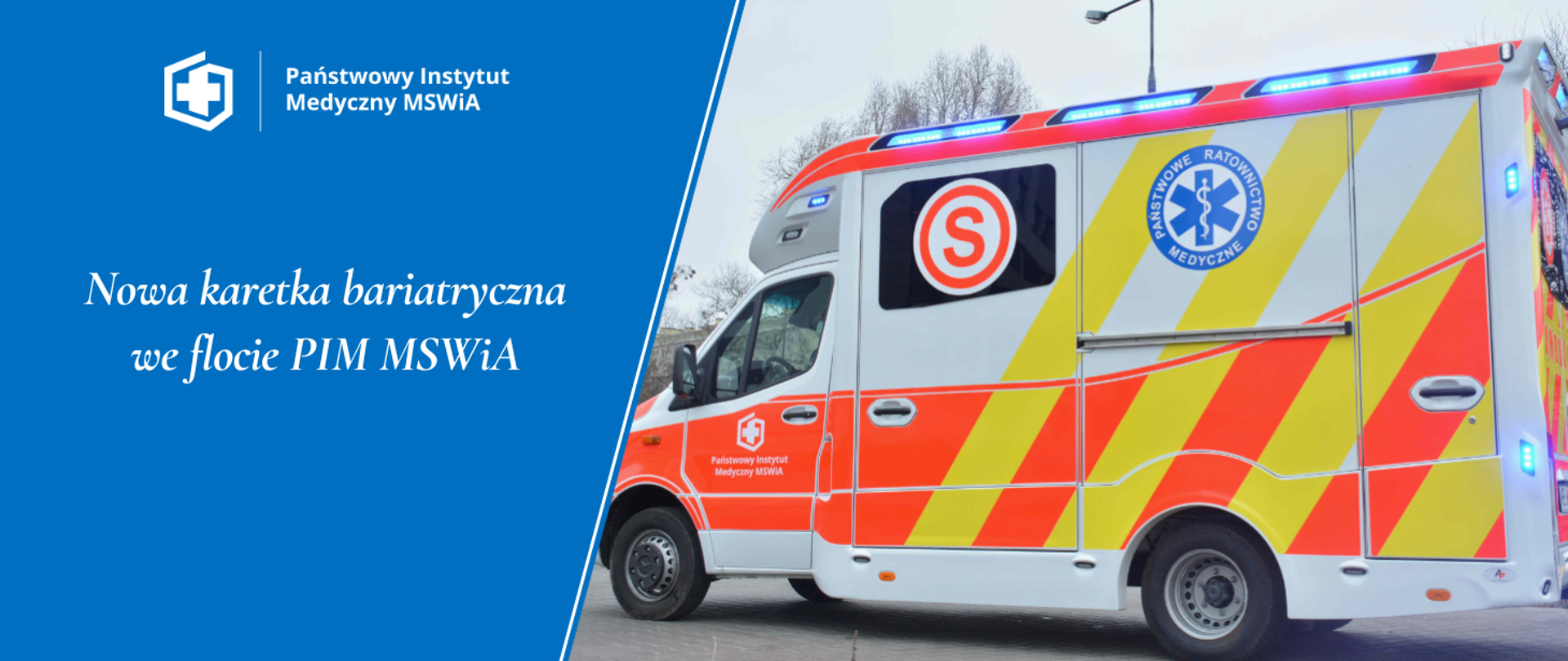 Nowa karetka bariatryczna w PIM MSWiA