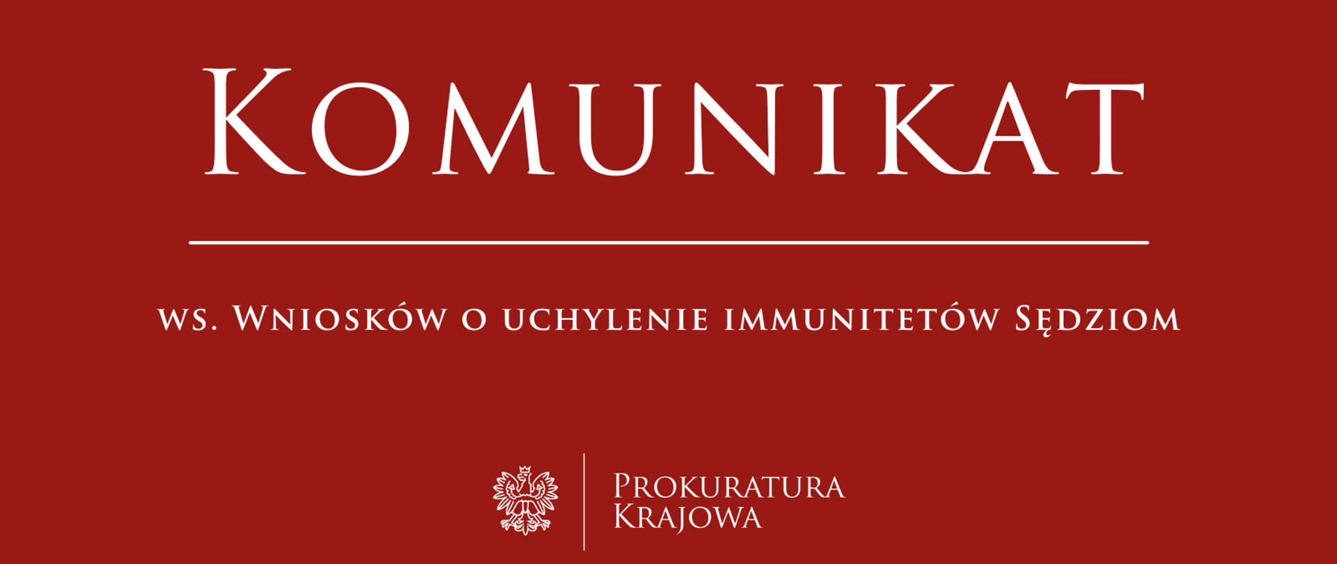 Wnioski o uchylenie immunitetów sędziowskich w tzw. aferze hejterskiej”