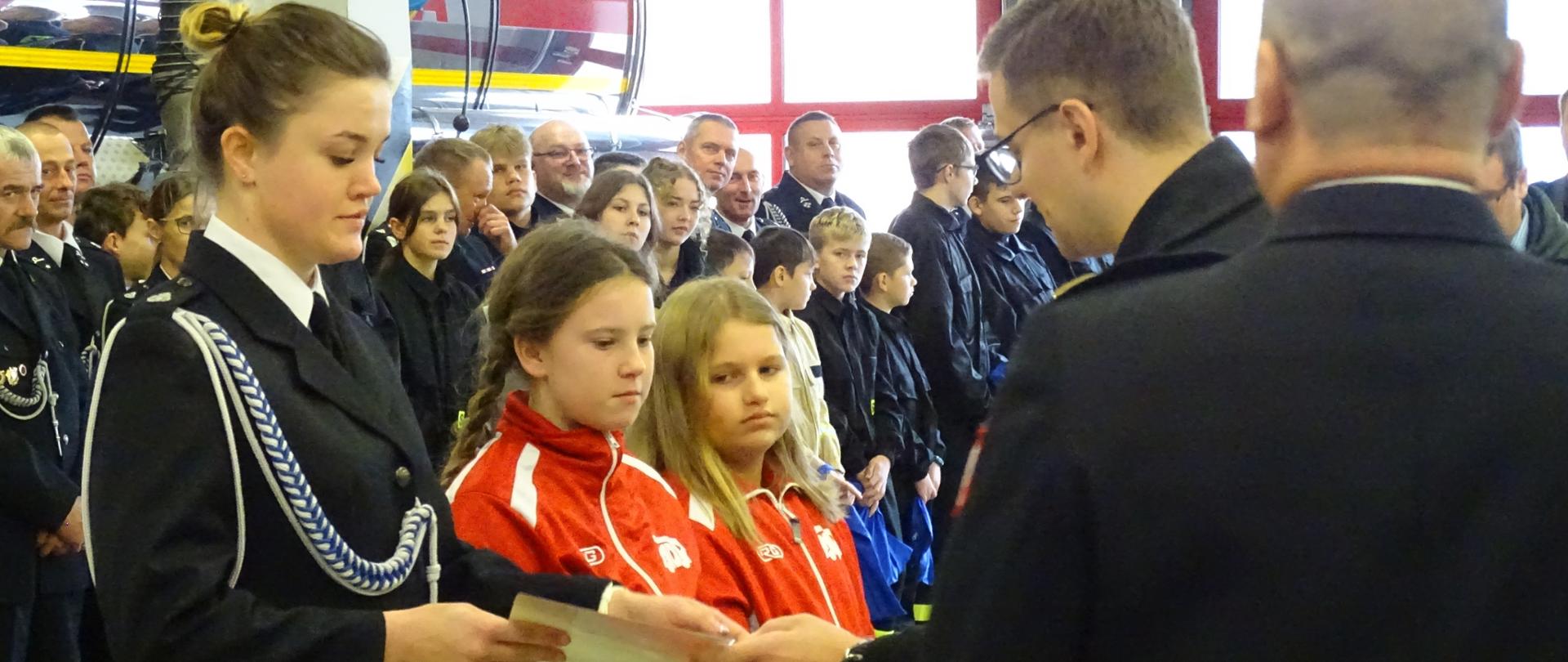 Zdjęcie przedstawia grupę MDP z pow.lidzbarskiego 