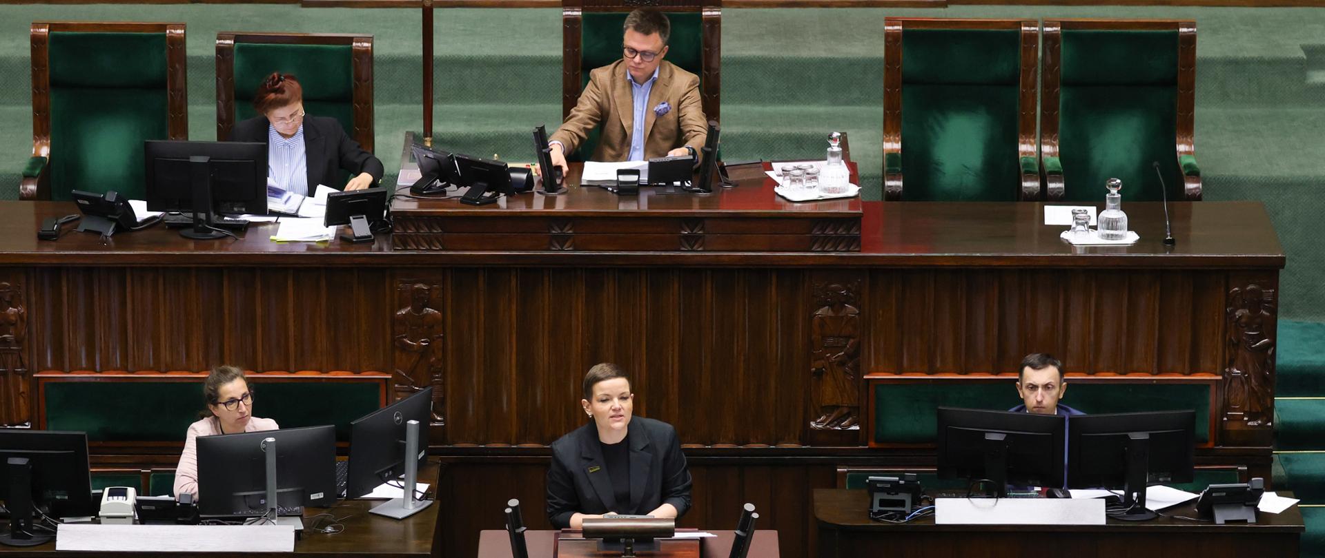 „Ta ustawa to test z patriotyzmu” – wystąpienie ministry Marty Cienkowskiej w Sejmie RP, fot. Danuta Matloch/MKiDN