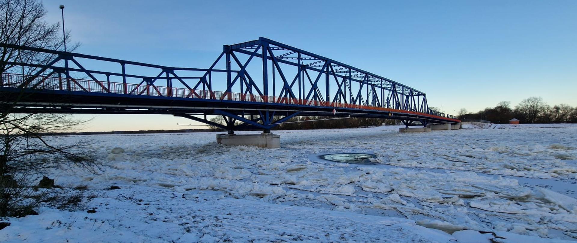 Odra na wysokości Krajnika Dolnego - 11.01.2026