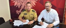 Podpisanie umowy na kolejny etap budowy nowej Komendy Powiatowej Państwowej Straży Pożarnej w Raciborzu