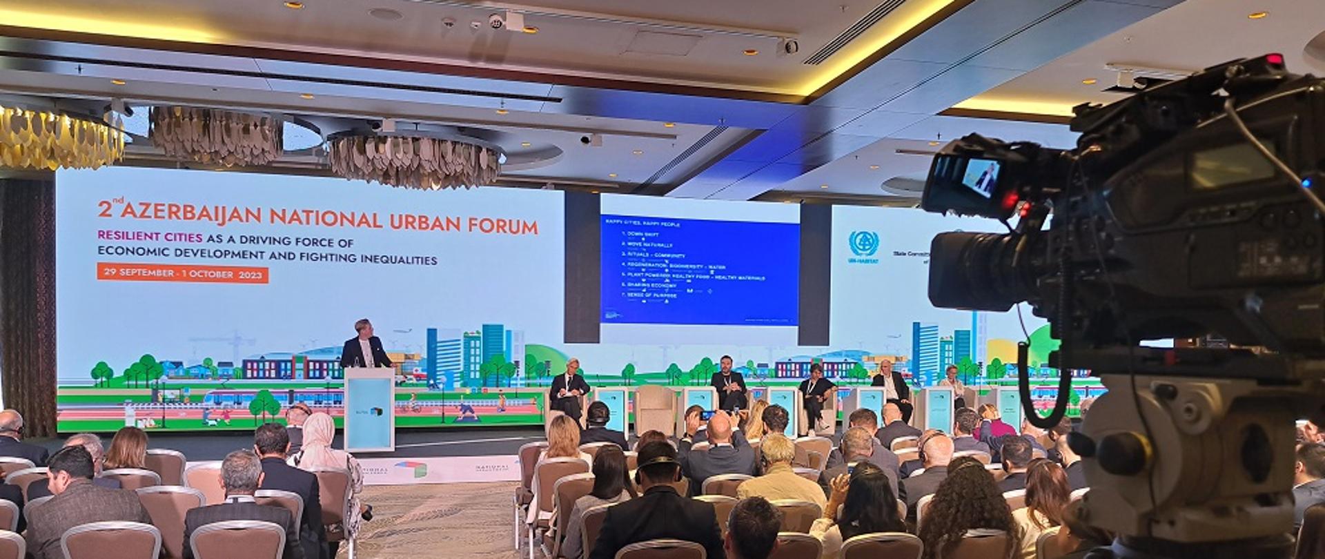 Arch. Tomasz Pniewski (biuro architektoniczne Kuryłowicz & Associates), Azerbaijan National Urban Forum 2023. 