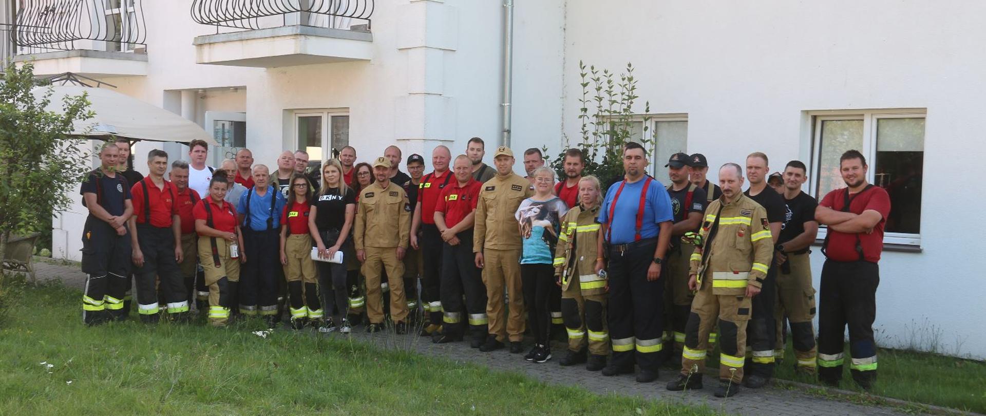 Ćwiczenia w Domu Pomocy Społecznej w Różnowie - Koncentracja gminna jednostek OSP
z terenu gminy Dywity