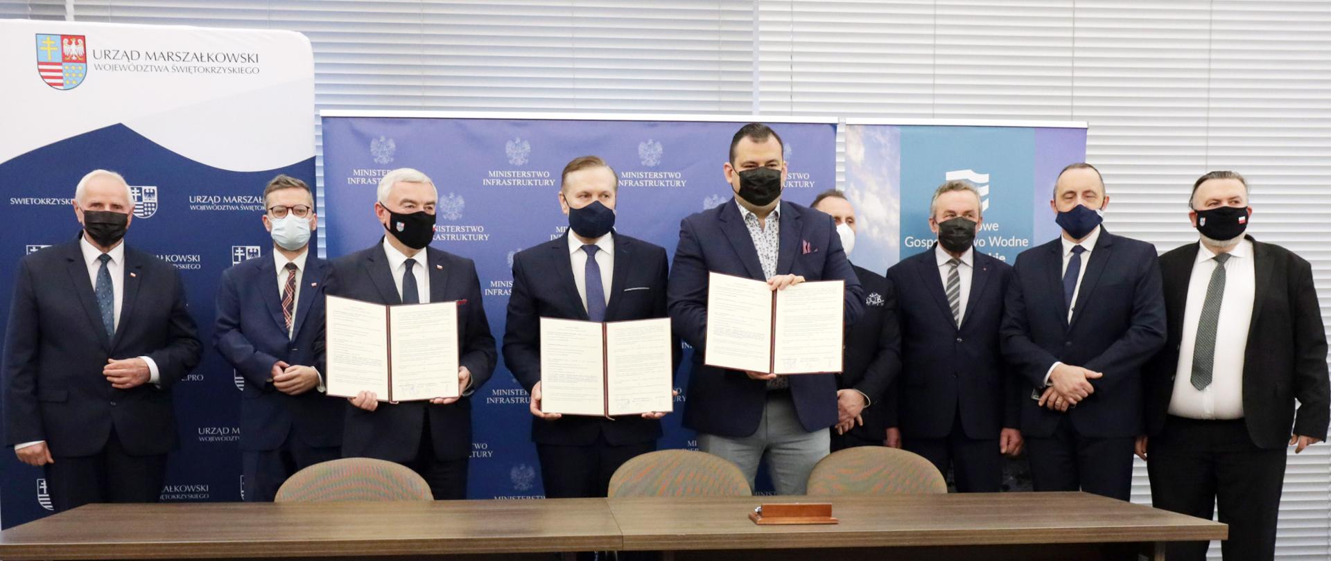 Porozumienie dotyczące współpracy przy przygotowaniu budowy zbiornika Bzin podpisane