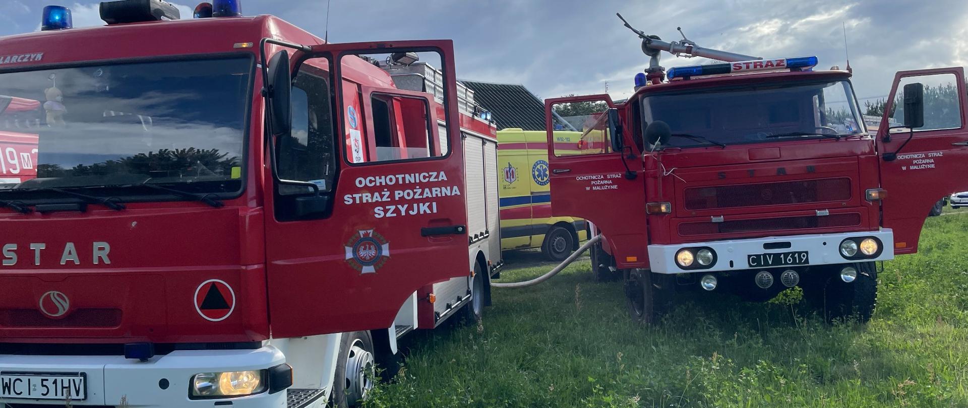 Pożar budynku mieszkalnego w Strzeszewie