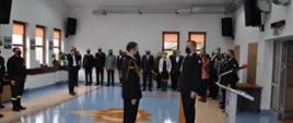 Uroczystość pożegnania ze sztandarem Komendanta Powiatowego Państwowej Straży Pożarnej w Sokołowie Podlaskim