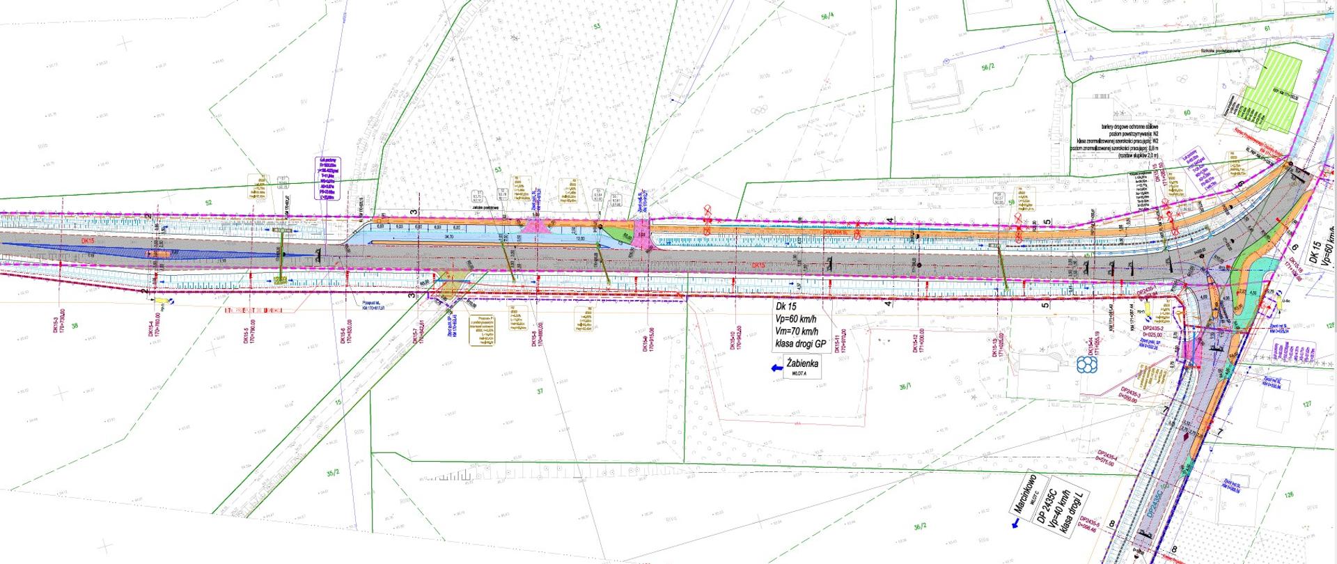 Projekt rozbudowy drogi krajowej nr 15 Kwieciszewo